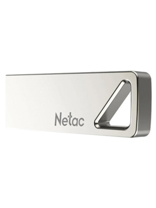 Флеш-диск 32GB NETAC U326, USB 2.0, металлический корпус, серебристый, NT03U326N-032G-20PN