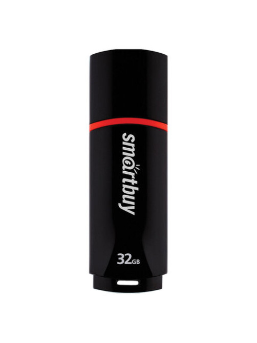 Флеш-диск 32 GB, SMARTBUY Crown, USB 2.0, черный, SB32GBCRW-K