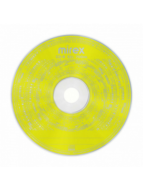 Диск CD-R MIREX Random Color, 700 Мб, 48x, Cake Box (упаковка на шпиле), КОМПЛЕКТ 50 шт., цветные, UL120009A8B