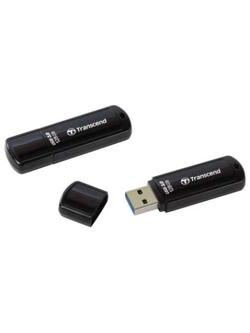 Флеш-диск 128 GB TRANSCEND Jetflash 700 USB 3.0, черный, TS128GJF700