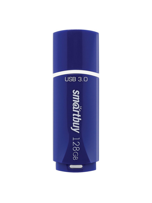 Флеш-диск 128 GB, SMARTBUY Crown, USB 3.0, синий, SB128GBCRW-Bl