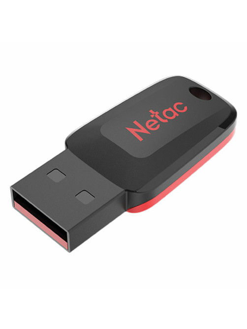 Флеш-диск 8GB NETAC U197, USB 2.0, черный, NT03U197N-008G-20BK