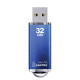 Флеш-диск 32 GB, SMARTBUY V-Cut, USB 2.0, металлический корпус, синий, SB32GBVC-B