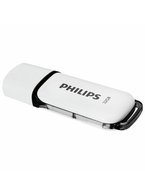 Флеш-диск 32 GB PHILIPS SNOW, разъем USB 2.0, черный, FM32FD70B/97