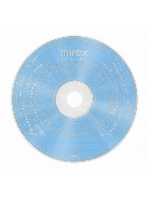 Диск CD-R MIREX Random Color, 700 Мб, 48x, Cake Box (упаковка на шпиле), КОМПЛЕКТ 50 шт., цветные, UL120009A8B