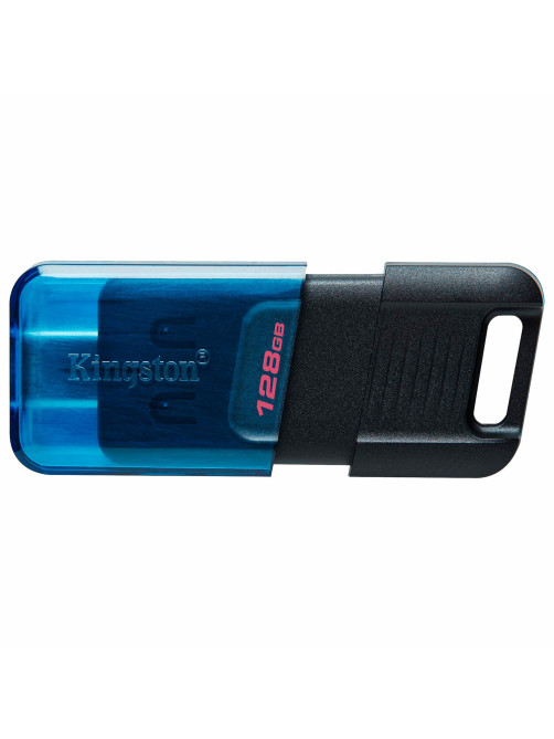 Флеш-диск 128 GB KINGSTON DataTraveler 80 M, разъем Type-C 3.2, черный, DT80M/128GB