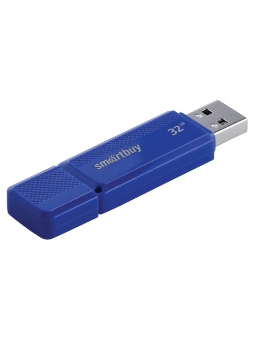Флеш-диск 32 GB, SMARTBUY Dock, USB 2.0, синий, SB32GBDK-B