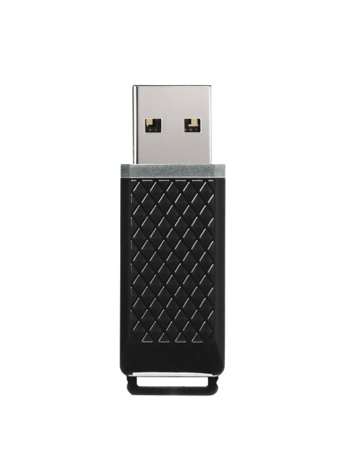 Флеш-диск 8 GB, SMARTBUY Quartz, USB 2.0, черный, SB8GBQZ-K