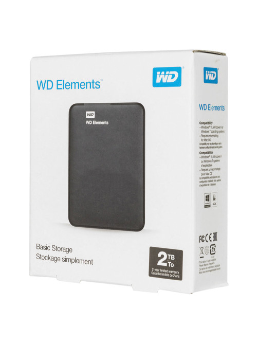Внешний жесткий диск WD Elements Portable 2TB, 2.5