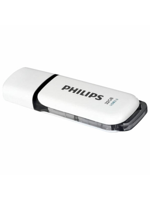 Флеш-диск 32 GB PHILIPS SNOW, разъем USB 3.0, черный, FM32FD75B/97