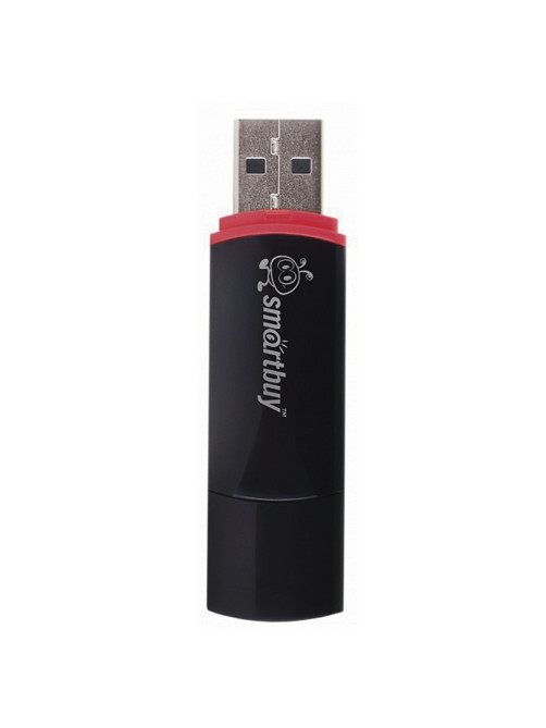 Флеш-диск 16 GB, SMARTBUY Crown, USB 2.0, черный, SB16GBCRW-K