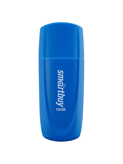 Флеш-диск 16 GB SMARTBUY Scout USB 2.0, синий, SB016GB2SCB