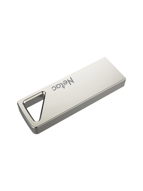 Флеш-диск 64 GB NETAC U326, USB 2.0, металлический корпус, серебристый, NT03U326N-064G-20PN