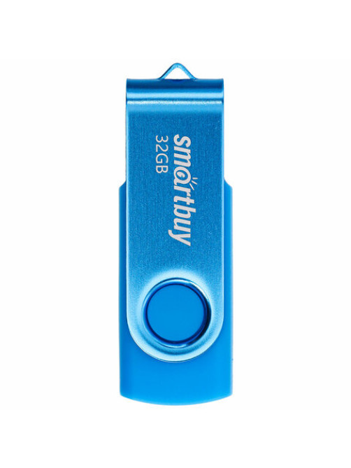 Флеш-диск 32 GB SMARTBUY Twist USB 2.0, синий, SB032GB2TWB