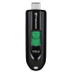 Флеш-диск 128 GB TRANSCEND JetFlash 790C, разъем USB Type-С, черный/зеленый, TS128GJF790C