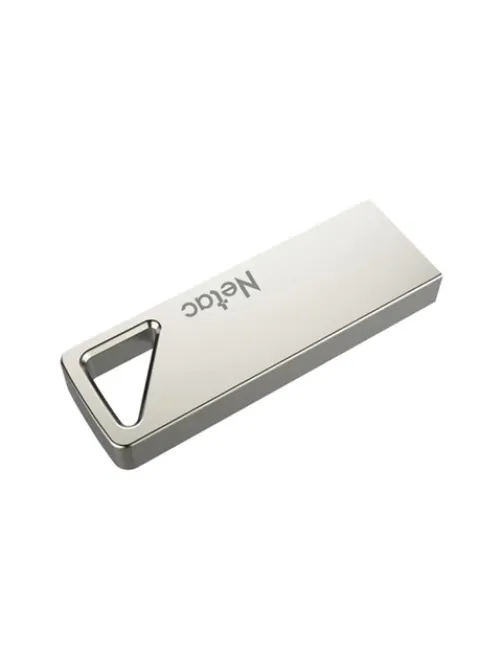 Флеш-диск 64 GB NETAC U326, USB 2.0, металлический корпус, серебристый, NT03U326N-064G-20PN