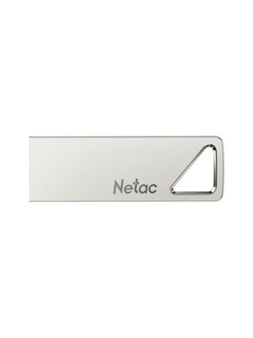 Флеш-диск 64 GB NETAC U326, USB 2.0, металлический корпус, серебристый, NT03U326N-064G-20PN