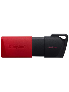 Флеш-диск 128GB KINGSTON DataTraveler Exodia M, разъем USB 3.2, черный/красный, DTXM/128GB