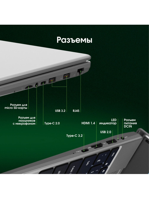 Ноутбук DIGMA Pro Breve 15.6