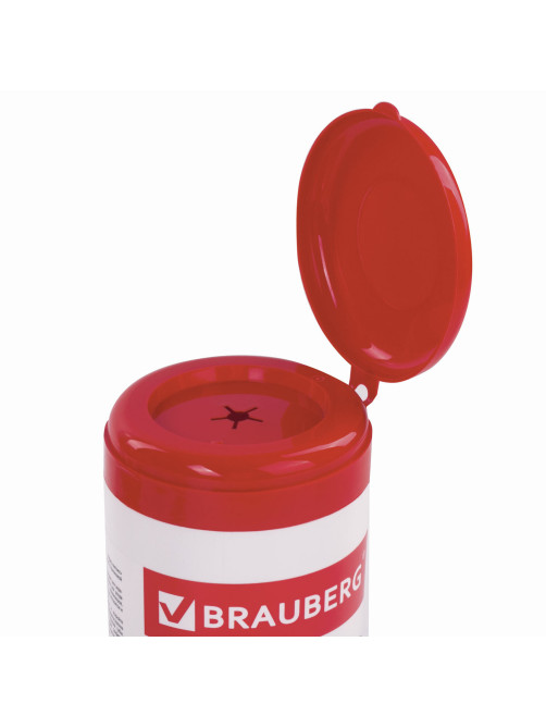 Салфетки для экранов всех типов и пластика BRAUBERG с ароматом 