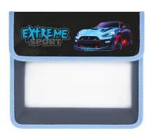 Папка для тетрадей ЮНЛАНДИЯ А5, пластик, 2 отделения, клапан на липучке, Extreme, 272190
