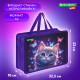 Папка на молнии с ручками BRAUBERG KIDS А4, 1 отделение, пластик, 100 мм, 