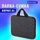 Папка на молнии с ручками BRAUBERG А4, 1 отделение, полиэстер, 20 мм, 