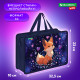 Папка на молнии с ручками BRAUBERG KIDS А4, 1 отделение, пластик, 100 мм, 