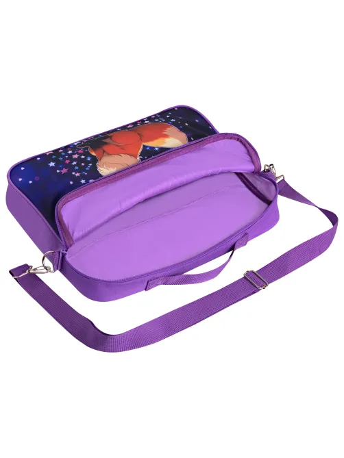 Папка на молнии с ручками BRAUBERG KIDS А4, 1 отделение, регулируемый плечевой ремень, 60 мм, 