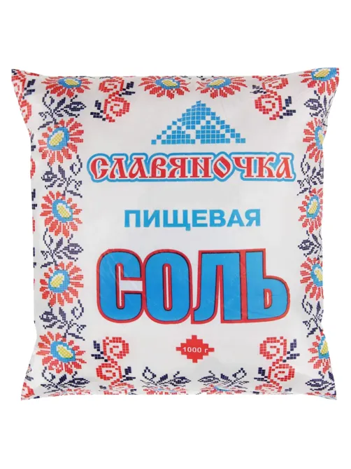 Соль пищевая крупная 1 кг