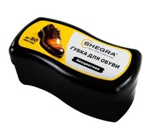 Губка-волна для обуви из гладкой кожи БЕСЦВЕТНАЯ, большой размер, SHEGRA (ШЕГРА), 700773
