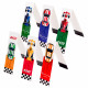 Закладки для книг с магнитом RACE CARS, набор 6 шт., блестки, 25x196 мм, ЮНЛАНДИЯ, 113446