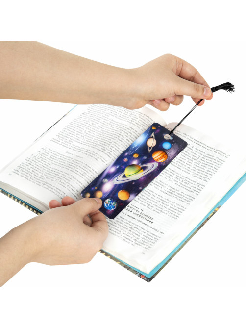 Закладка для книг с линейкой 3D-ОБЪЕМНАЯ BRAUBERG, 