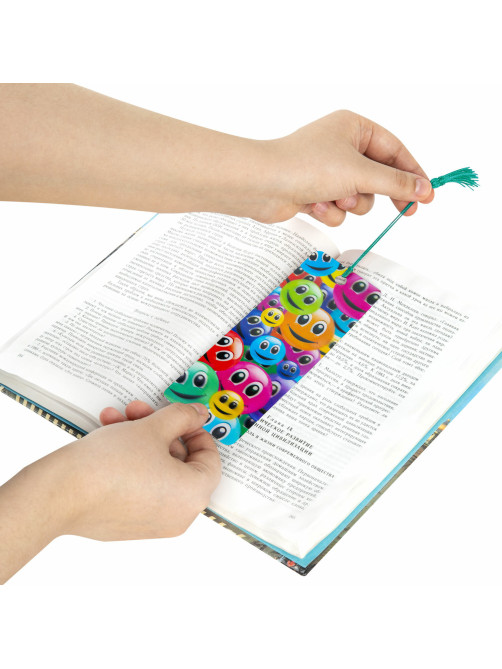 Закладка для книг с линейкой 3D-ОБЪЕМНАЯ BRAUBERG, 