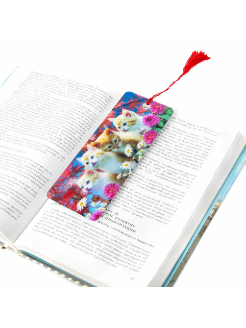 Закладка для книг с линейкой 3D ОБЪЕМНАЯ BRAUBERG, 