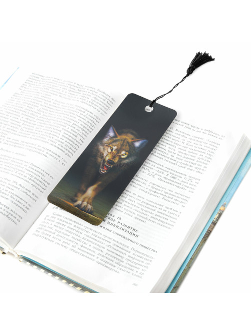 Закладка для книг с линейкой 3D-ОБЪЕМНАЯ BRAUBERG, 