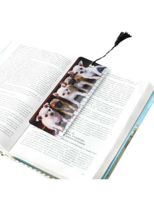 Закладка для книг с линейкой 3D-ОБЪЕМНАЯ BRAUBERG, 