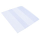 Обложки ПВХ для тетрадей и учебников, НАБОР 20 шт., ПЛОТНЫЕ, 110 мкм, универсальные, прозрачные, BRAUBERG, 274119
