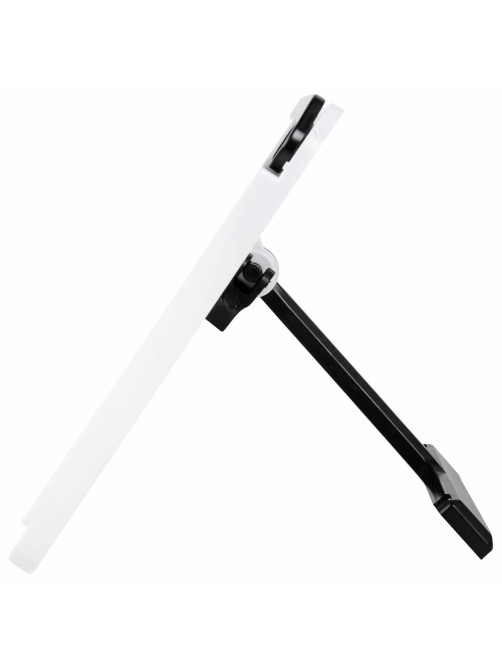 Подставка для книг и учебников BRAUBERG White, регулируемый наклон, ABS-пластик, 238063
