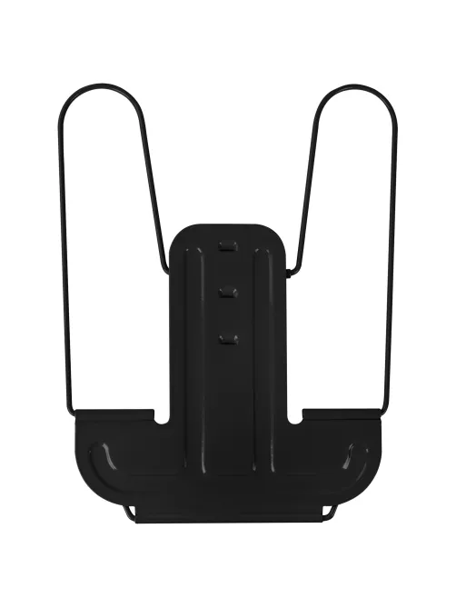 Подставка для книг и учебников BRAUBERG LINE+, металлическая, черная, европодвес, 238214