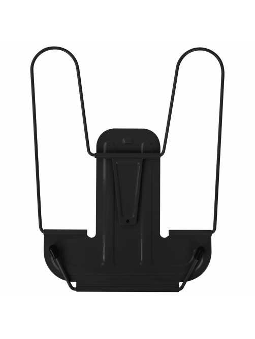 Подставка для книг и учебников BRAUBERG LINE+, металлическая, черная, европодвес, 238214