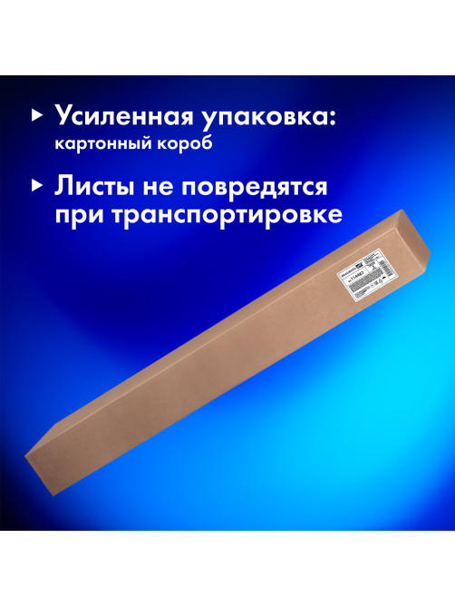Бумага для акварели А0 (1200х840 мм), 5 листов, среднее зерно, 200 г/м2, ГОЗНАК, BRAUBERG ART CLASSIC, 114487