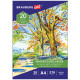 Папка для акварели А4, 20 л., 270 г/м2, мелкое зерно, BRAUBERG ART CLASSIC, 