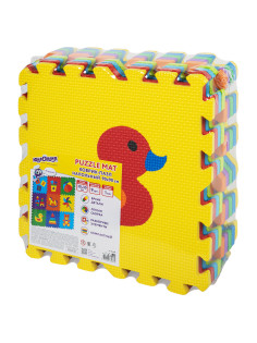 Коврик-пазл 0,9х0,9 м, мягкий, 