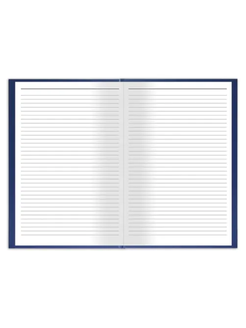 Книга учета 144 л., линия, твердая, бумвинил, блок офсет, А4 200х290 мм, BRAUBERG, синий, 130227