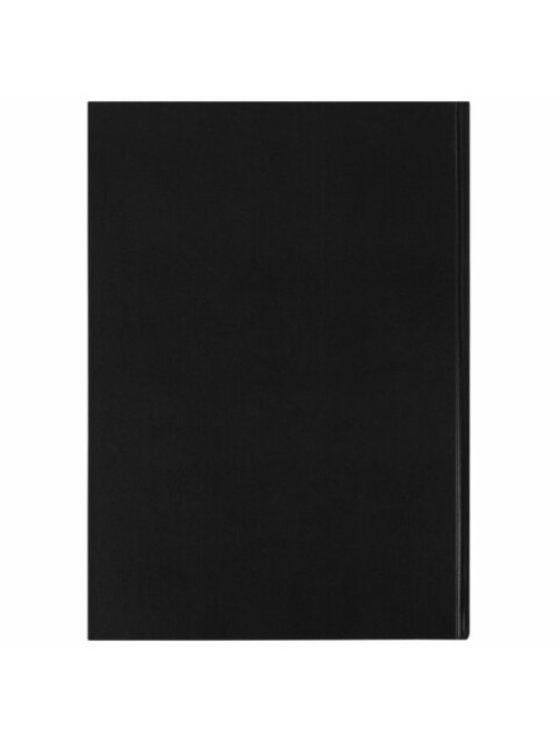 Книга учета 96 л., клетка, твердая, бумвинил, офсет, наклейка, А4 (200х290 мм), BRAUBERG, черная, 130278