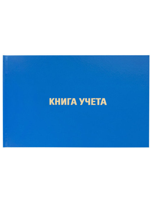 Книга учета 96 л., клетка, твердая, бумвинил, блок офсет, альбомная, А4 203х290 мм, BRAUBERG, 130074