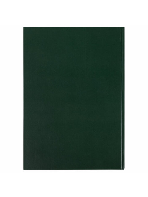 Книга учета 96 л., клетка, твердая, бумвинил, офсет, наклейка, А4 (200х290 мм), BRAUBERG, зеленая, 130280