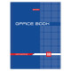 Книга канцелярская 80 л., клетка, твердая, глянцевая, блок офсет, А4 215х295 мм, BRAUBERG, 130065