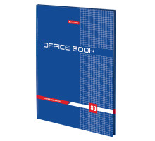 Книга канцелярская 80 л., клетка, твердая, глянцевая, блок офсет, А4 215х295 мм, BRAUBERG, 130065
